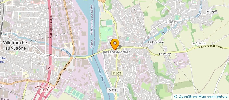 localisation de l'entreprise LE STANDING à JASSANS-RIOTTIER
