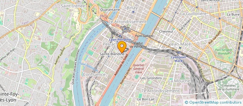 localisation de l'entreprise LE STARCK à LYON