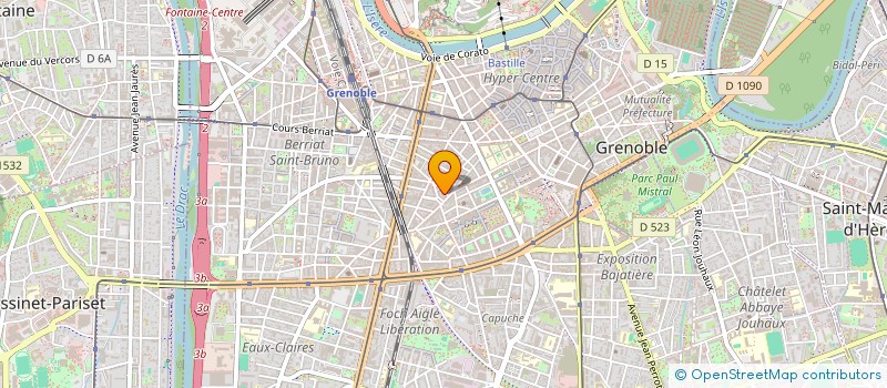 localisation de l'entreprise LE STARMANIA à GRENOBLE