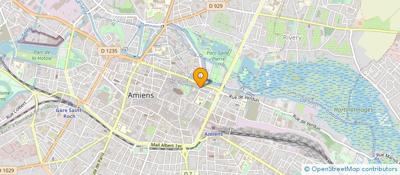 localisation de l'entreprise LE START'UP  AMIENS