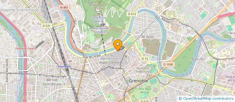 localisation de l'entreprise LE STEAK  GRENOBLE