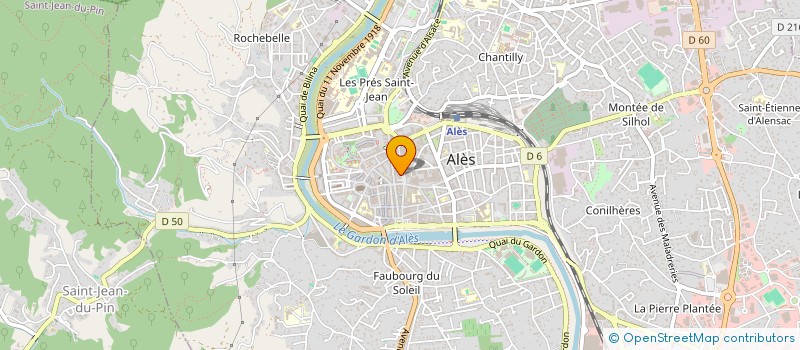 localisation de l'entreprise LE STEAKHOUSE à ALES