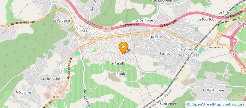 localisation de l'entreprise LE STELLA  LE LUC