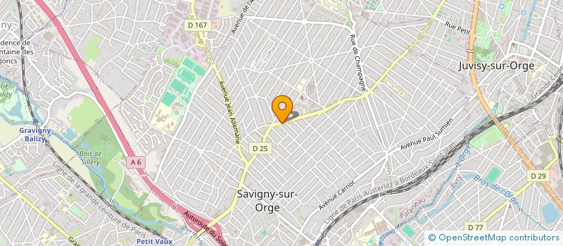 localisation de l'entreprise LE STEPHANIE à SAVIGNY-SUR-ORGE