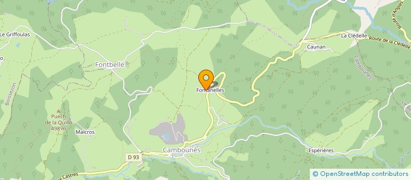 localisation de l'entreprise LE STERE OCCITAN  CAMBOUNES