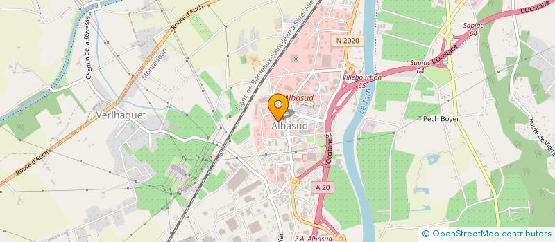 localisation de l'entreprise LE STERNE  MONTAUBAN