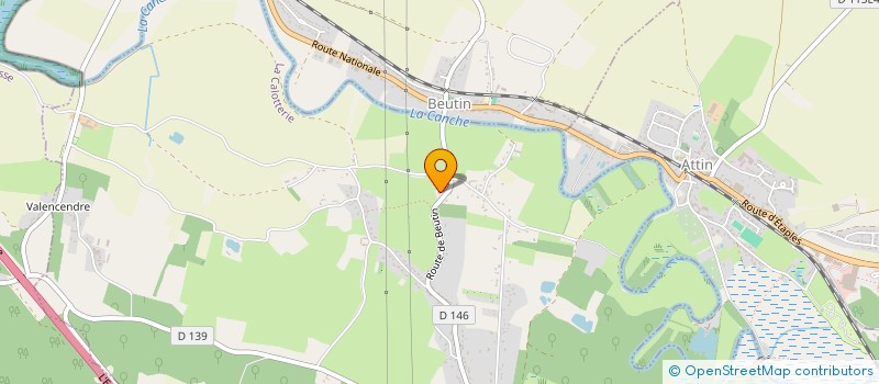 localisation de l'entreprise LE STOCKAGE DES CALOTTINS  LA CALOTTERIE