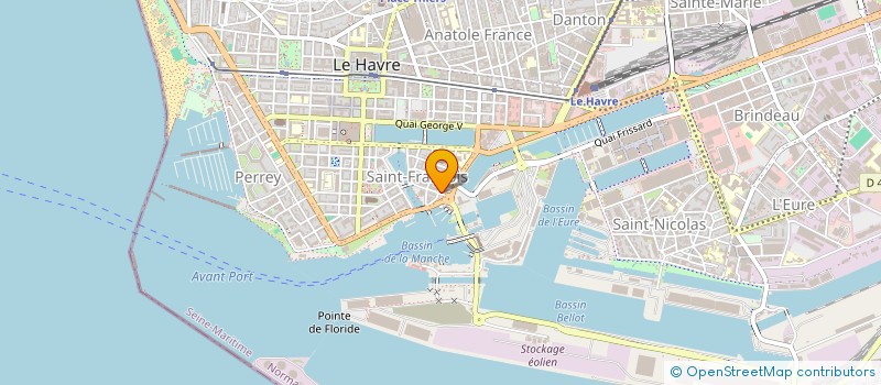 localisation de l'entreprise LE STOP à LE HAVRE