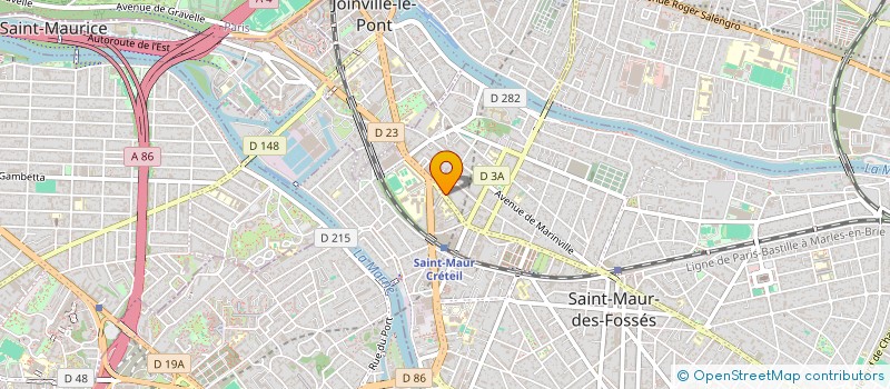 localisation de l'entreprise LE STORE FRANCAIS à SAINT-MAUR-DES-FOSSES
