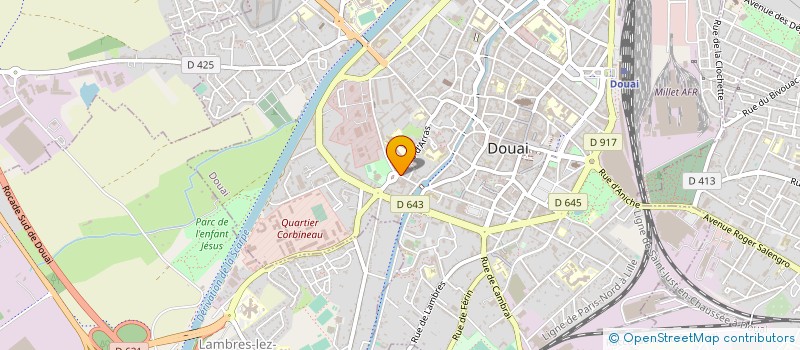 localisation de l'entreprise LE STOREZ à DOUAI