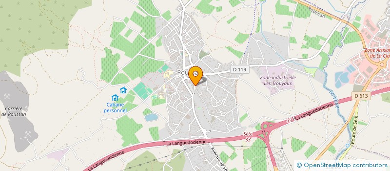 localisation de l'entreprise LE STRAPONTIN  POUSSAN