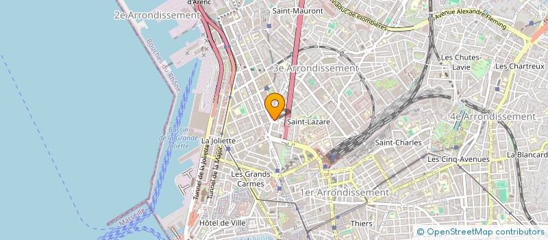 localisation de l'entreprise LE STRASBOURG à MARSEILLE 3