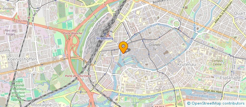 localisation de l'entreprise LE STRASS à STRASBOURG
