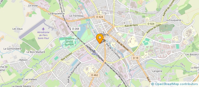 localisation de l'entreprise LE STRASS à FLERS