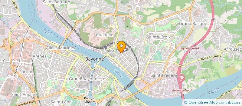 localisation de l'entreprise LE STRAT à BAYONNE