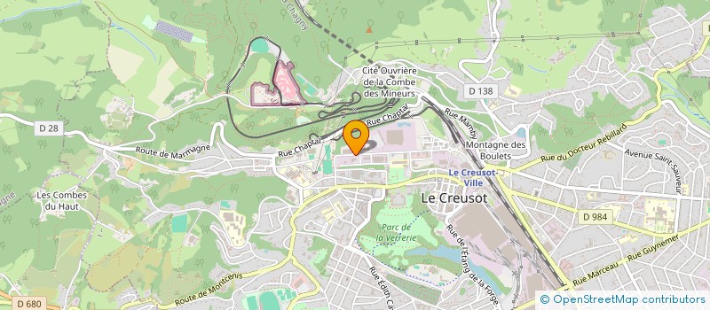 localisation de l'entreprise LE STRATAGEME à LE CREUSOT