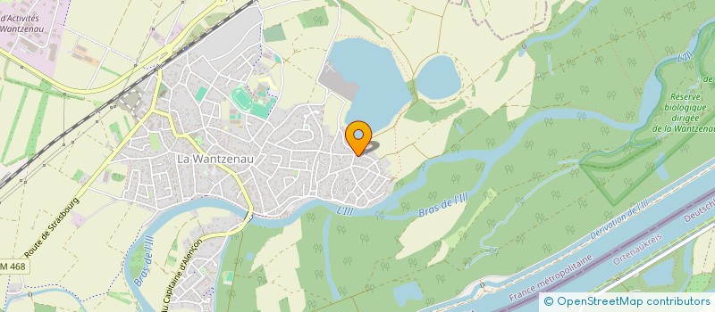 localisation de l'entreprise LE STRATO  LA WANTZENAU