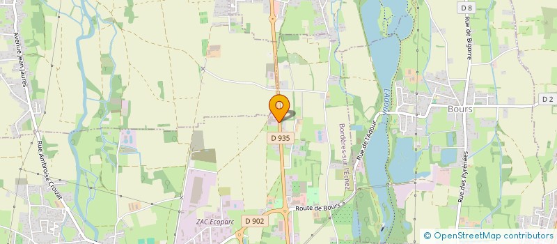 localisation de l'entreprise LE STRIKE  BORDERES-SUR-L'ECHEZ