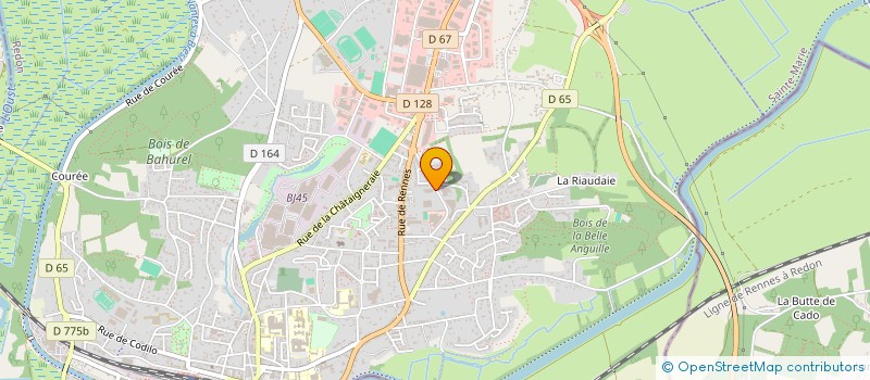 localisation de l'entreprise LE STRIKE BOWLING  REDON