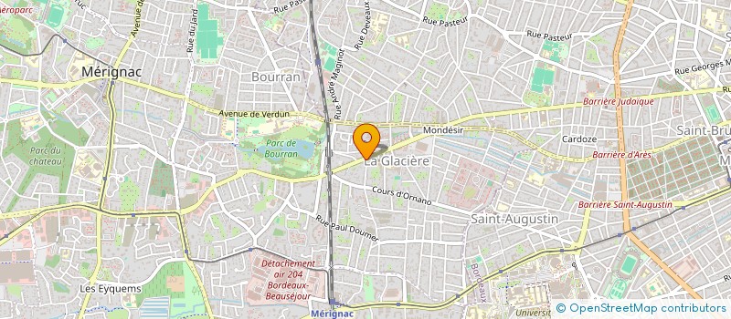 localisation de l'entreprise LE STROMBOLI  MERIGNAC