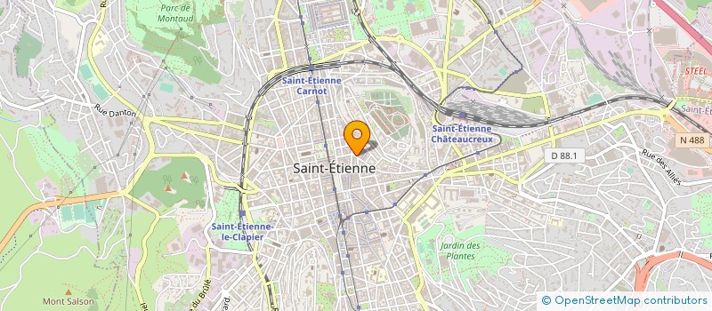 localisation de l'entreprise LE STROMBOLI à SAINT-ETIENNE