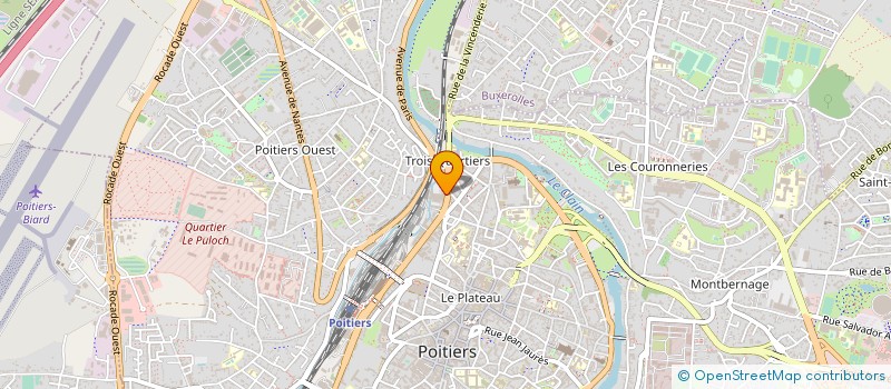 localisation de l'entreprise LE STUD' à POITIERS