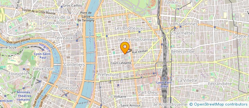 localisation de l'entreprise LE STUD  LYON