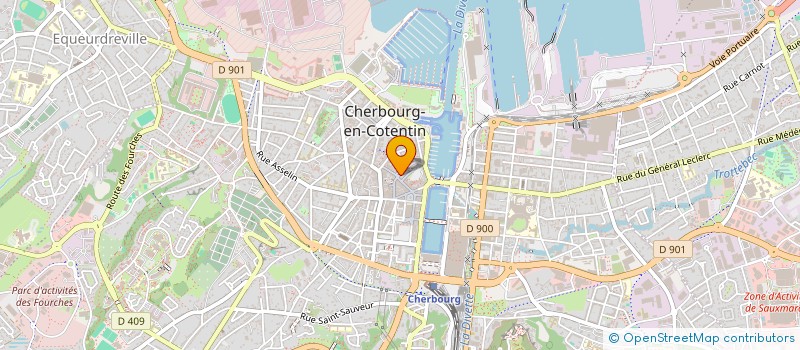 localisation de l'entreprise LE STUD SAS  CHERBOURG-EN-COTENTIN