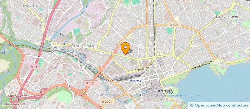 localisation de l'entreprise LE STUDIO 01 à ANNECY
