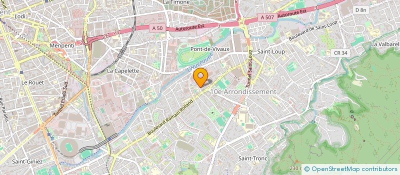 localisation de l'entreprise LE STUDIO 2A à MARSEILLE