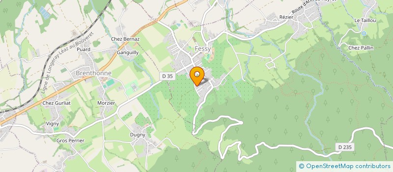 localisation de l'entreprise LE STUDIO 316  FESSY