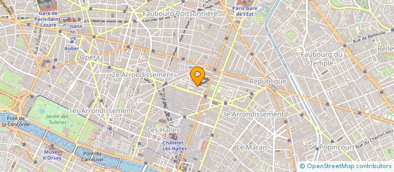 localisation de l'entreprise LE STUDIO à PARIS