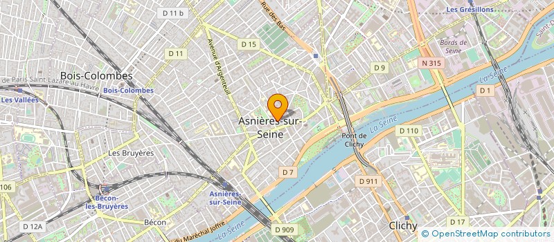 localisation de l'entreprise LE STUDIO  ASNIERES-SUR-SEINE