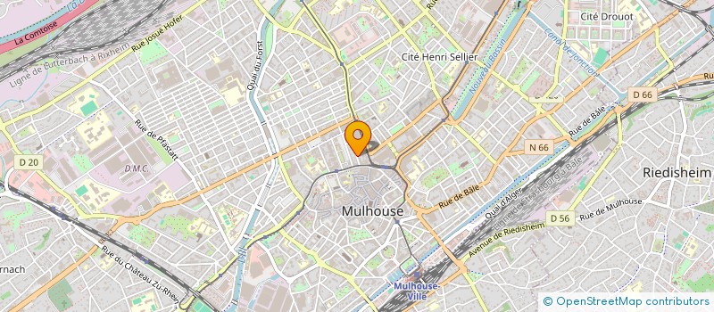 localisation de l'entreprise LE STUDIO  ENSISHEIM