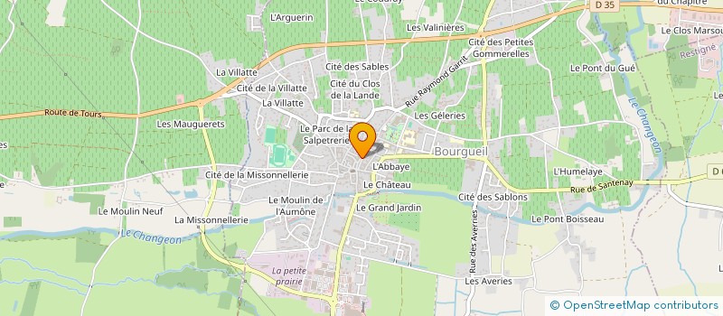 localisation de l'entreprise LE STUDIO  BOURGUEIL