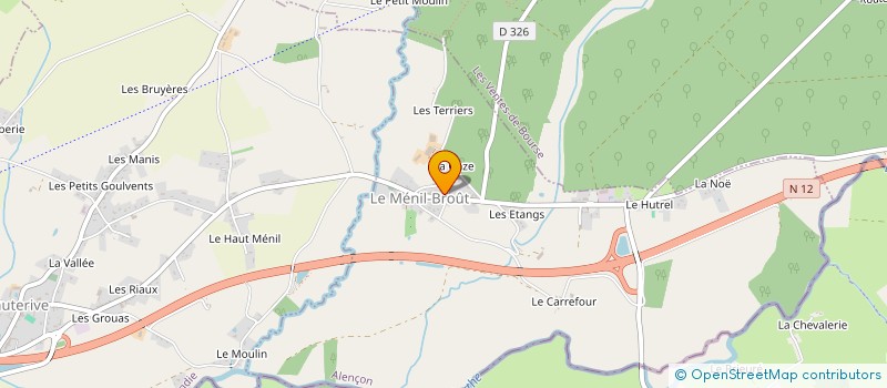 localisation de l'entreprise LE STUDIO 61 à LE MENIL-BROUT
