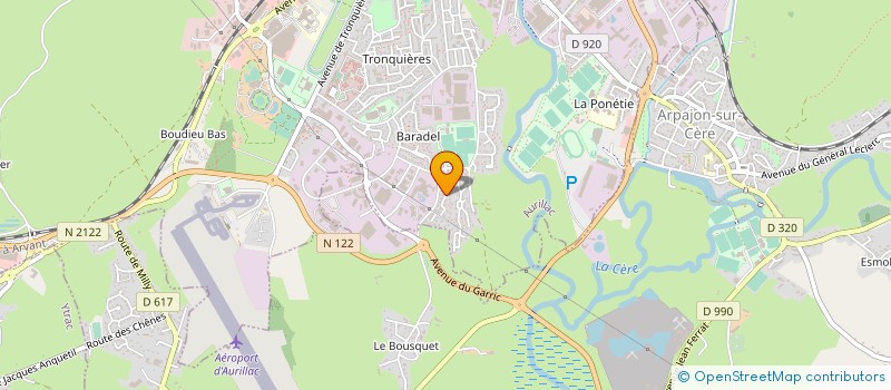 localisation de l'entreprise LE STUDIO à AURILLAC