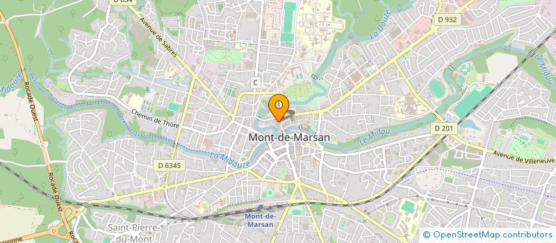 localisation de l'entreprise LE STUDIO à MONT-DE-MARSAN
