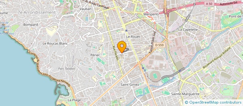 localisation de l'entreprise LE STUDIO à MARSEILLE