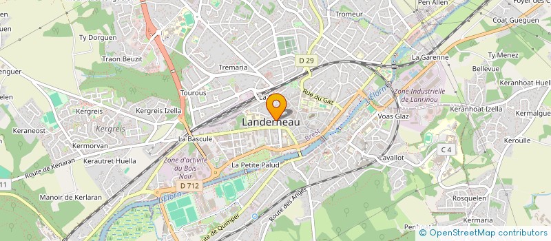 localisation de l'entreprise LE STUDIO à LANDERNEAU