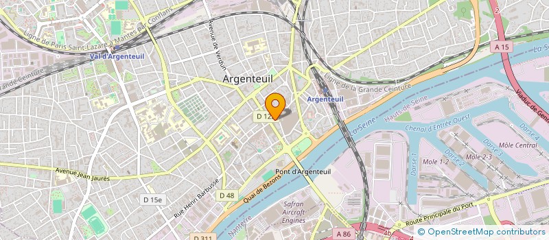 localisation de l'entreprise LE STUDIO  ARGENTEUIL