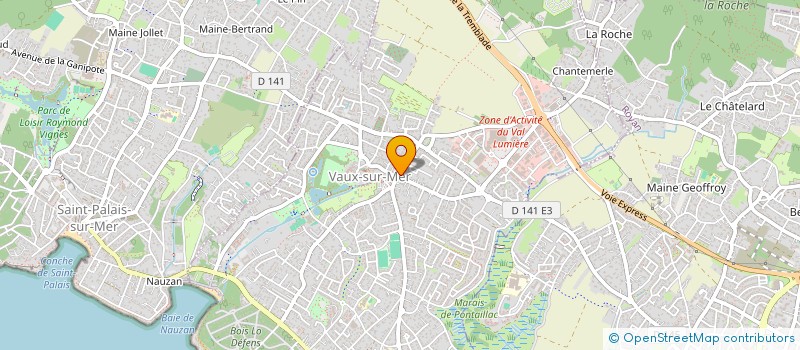 localisation de l'entreprise LE STUDIO  VAUX-SUR-MER