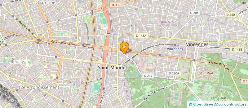 localisation de l'entreprise LE STUDIO à SAINT-MANDE