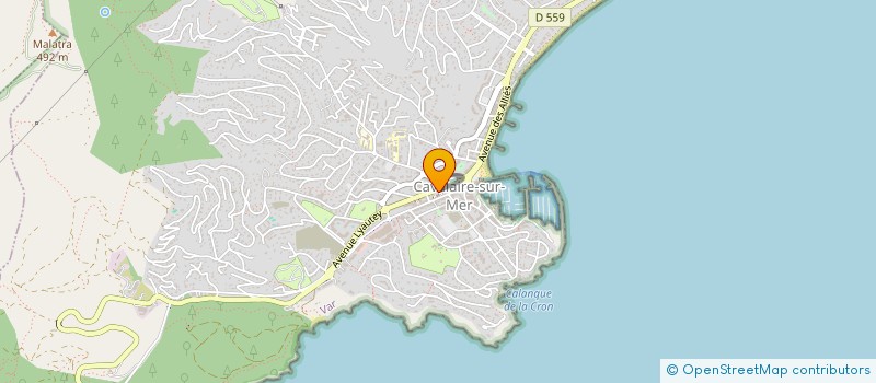localisation de l'entreprise LE STUDIO BY AUDREY à CAVALAIRE-SUR-MER