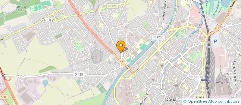 localisation de l'entreprise LE STUDIO C&E à DOUAI