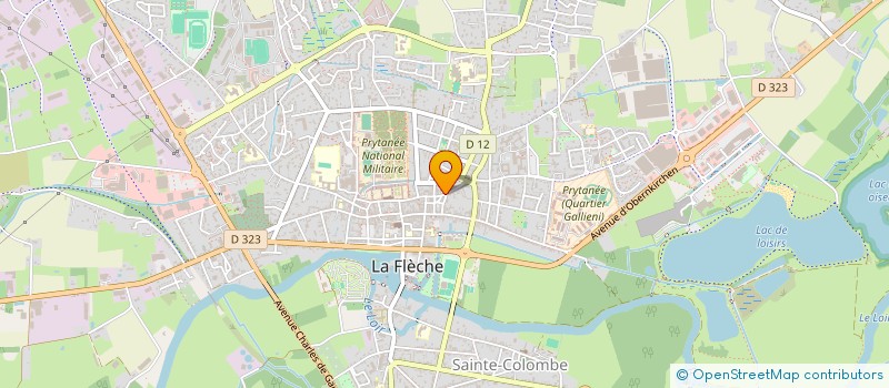 localisation de l'entreprise LE STUDIO COIFFURE  LA FLECHE