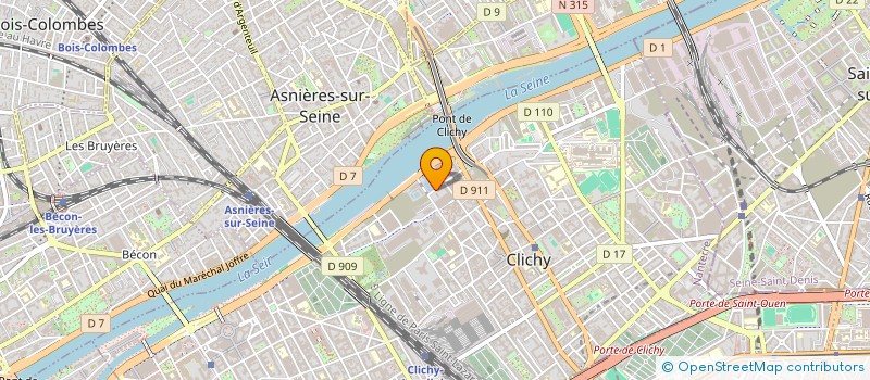 localisation de l'entreprise LE STUDIO D'A COTE à CLICHY