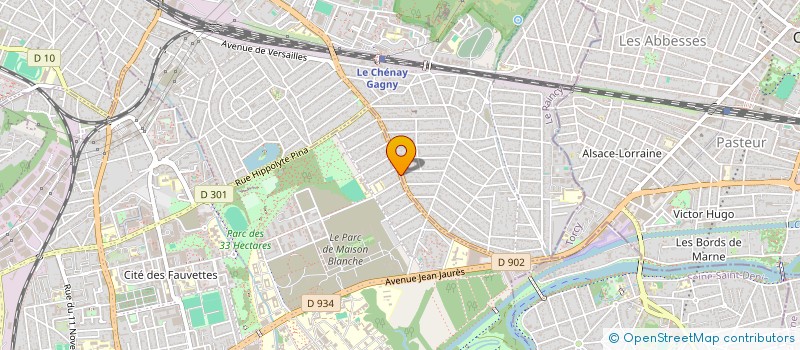 localisation de l'entreprise LE STUDIO D'ALEXANDRE à NEUILLY-SUR-MARNE