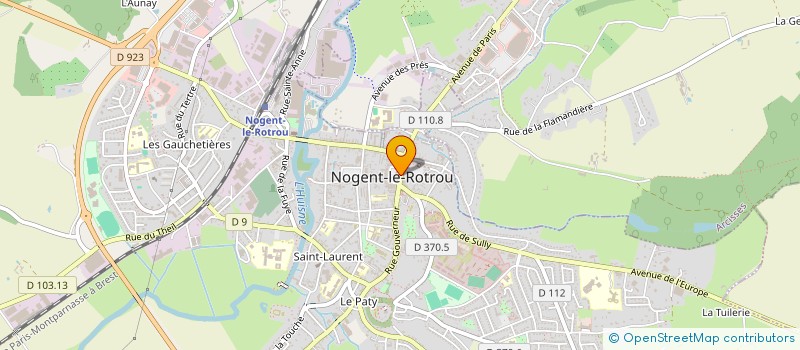 localisation de l'entreprise LE STUDIO D'AMELIE à NOGENT-LE-ROTROU