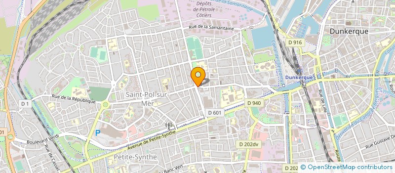 localisation de l'entreprise LE STUDIO D'ARNO à DUNKERQUE